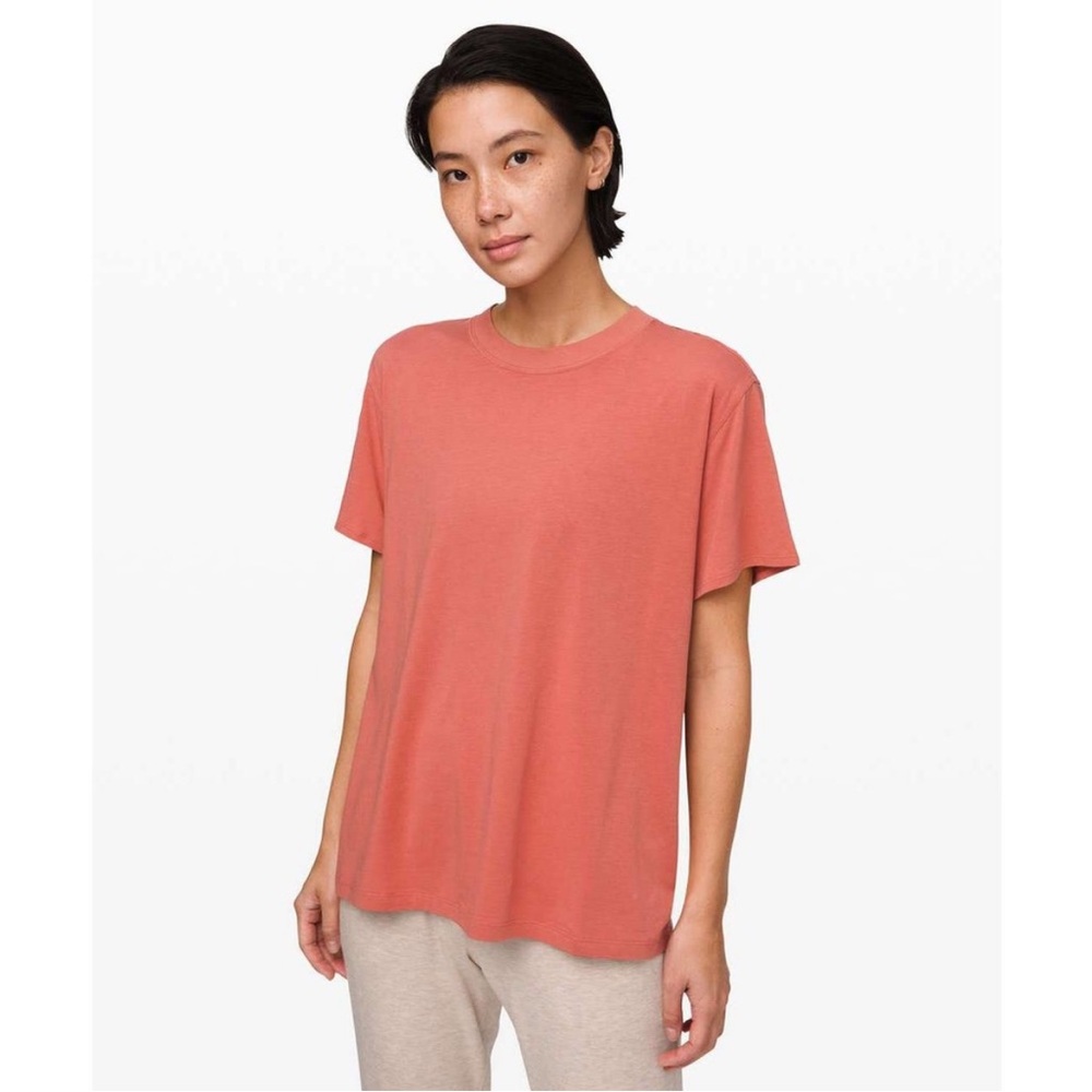Lululemon All Yours Boyfriend‎ Tee Size 8 Pima Cotton